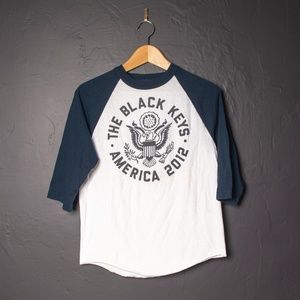The Black Keys 3/4 Sleeve Concert Shirt Sz S Mens